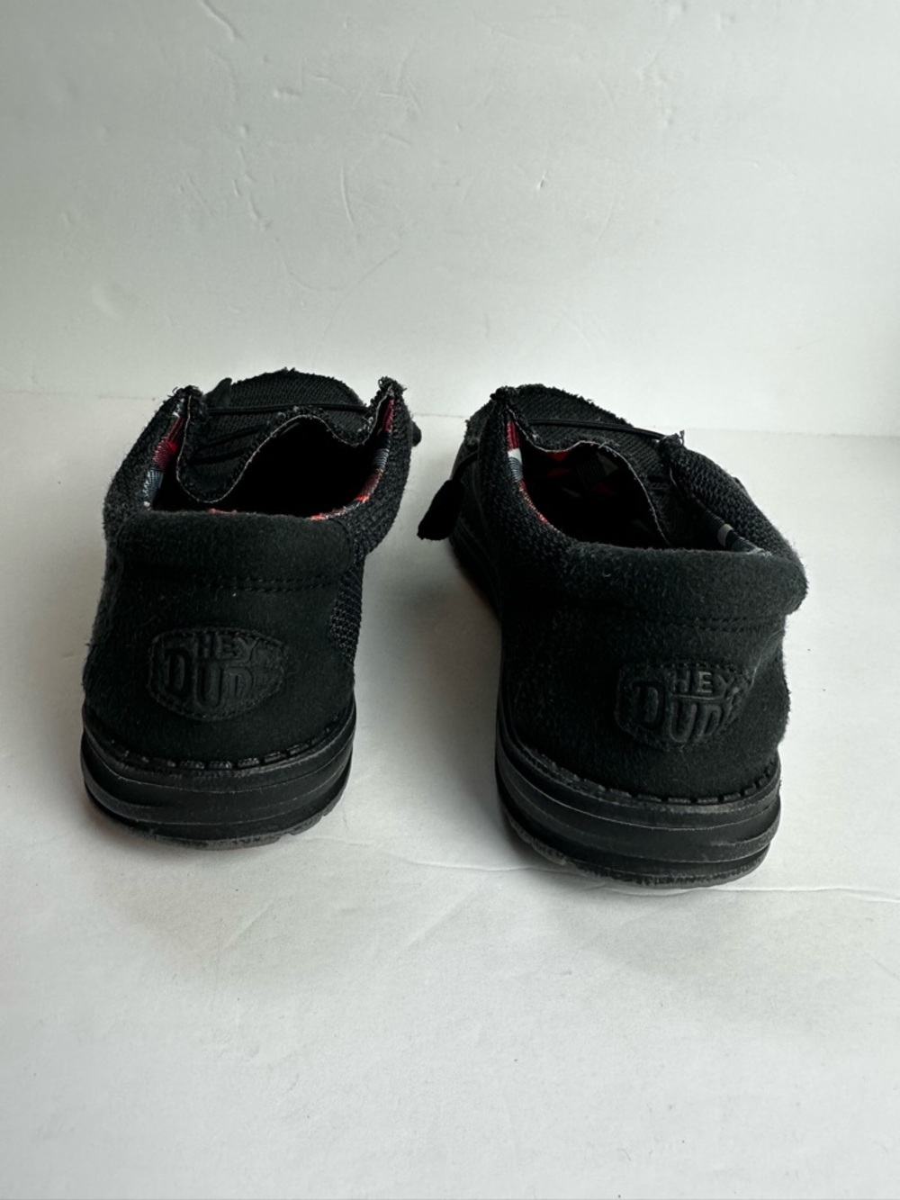 Hey Dude Wally Sox Loafer Unisex Women's 9 or Men's 7 EU 40 Shoes Jet Black - Picture 3 of 9